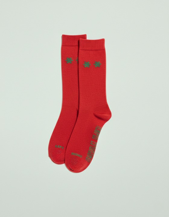 CALCETINES **:  "ELEGANCIA Y CONFORT"      ROJO Y VERDE